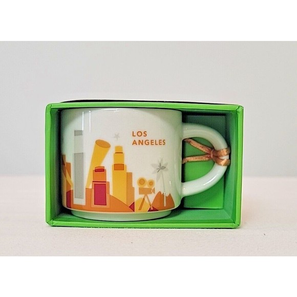 Starbucks You are Here Ornament Espresso Coffee Mini Mug/Cup (Los Angeles) 2 oz - Picture 1 of 4